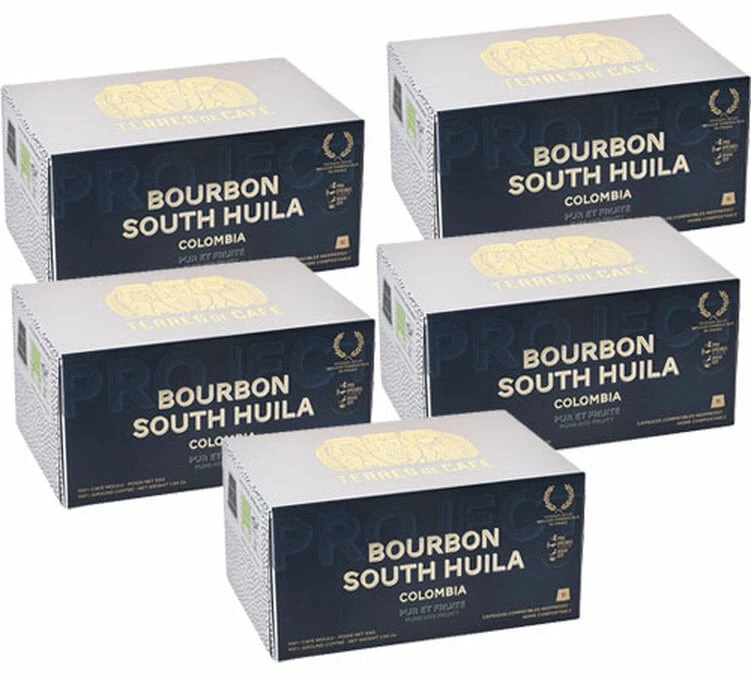 Pack 50 Capsules Colombie Bourbon South Huila - Compatible Nespresso® - TERRES DE CAFE 1 Pack 50 Capsules Colombie Bourbon South Huila - Compatible Nespresso® - TERRES DE CAFE
