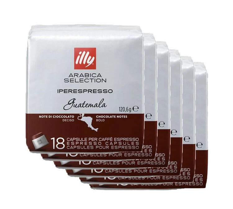 Lot De 216 Capsules Iperespresso Monoarabica Guatemala - ILLY 1 Lot De 216 Capsules Iperespresso Monoarabica Guatemala - ILLY
