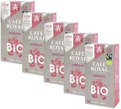 Pack 50 Capsules Bio Espresso - Compatibles Nespresso® - CAFE ROYAL