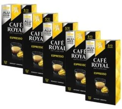 Pack 50 Capsules Espresso - Compatibles Nespresso® - CAFE ROYAL