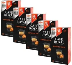Pack 50 Capsules Espresso Forte - Compatible Nespresso® - CAFE ROYAL