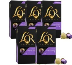 Pack 5x10 Capsules Lungo Profondo - Compatible Nespresso® - L'OR ESPRESSO