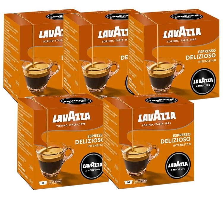 80 Capsules A Modo Mio Delizioso - LAVAZZA 1 80 Capsules A Modo Mio Delizioso - LAVAZZA
