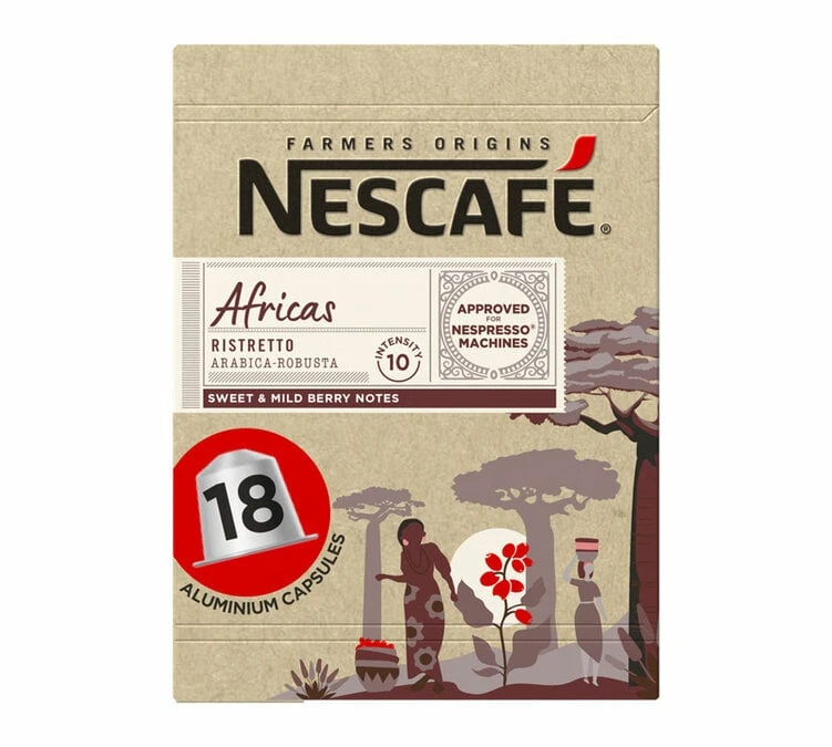 108 Capsules Compatibles Nespresso® - Africas - NESCAFE FARMERS ORIGINS 2 108 Capsules Compatibles Nespresso® - Africas - NESCAFE FARMERS ORIGINS – Image 2