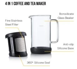 Carafe One Brew - Black - Barista&Co -CaféStyle Boutique bc carafe piston2