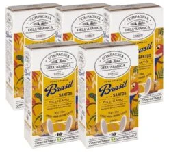 Pack 50 Capsules Santos Brasil - Compatible Nespresso® - CAFFE CORSINI