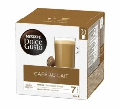 30 Capsules - Café Au Lait - NESCAFÉ DOLCE GUSTO®