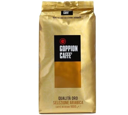 Café En Grains Linea Oro 100% Arabica - 1kg - Goppion Caffe 1 Café En Grains Linea Oro 100% Arabica - 1kg - Goppion Caffe