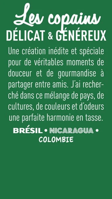 Café En Grains Les Copains - 1kg - Cafés Tchanqué 2 Café En Grains Les Copains - 1kg - Cafés Tchanqué – Image 2