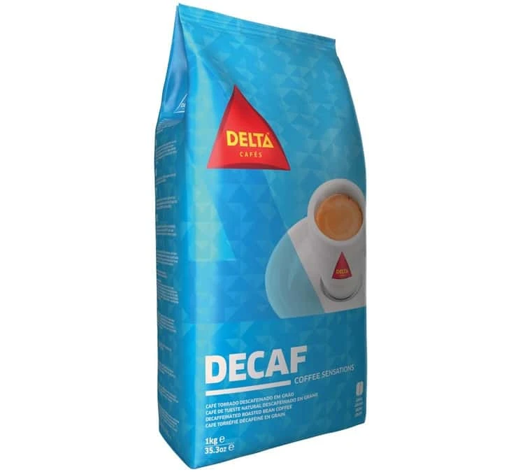Café En Grain Décaféiné Delta Cafés Decaf - 1Kg 1 Café En Grain Décaféiné Delta Cafés Decaf - 1Kg