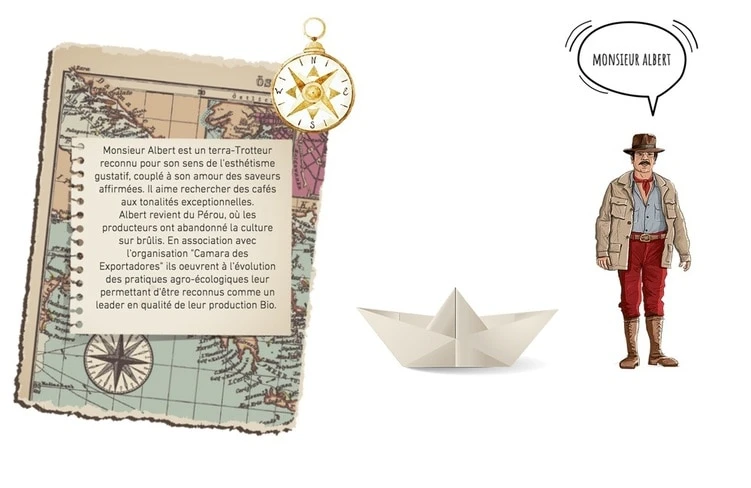 Café En Grains 100% Arabica Bio Pérou Monsieur Albert - 200g - TERRAMOKA 4 Café En Grains 100% Arabica Bio Pérou Monsieur Albert - 200g - TERRAMOKA – Image 4