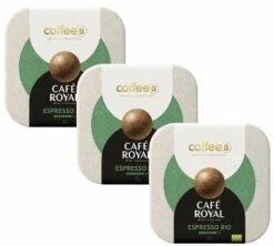 27 Boules De Café Espresso Bio Compatible CoffeeB - CAFÉ ROYAL