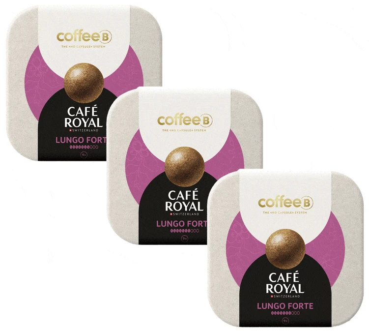 27 Boules De Café Lungo Forte Compatible CoffeeB - CAFE ROYAL 1 27 Boules De Café Lungo Forte Compatible CoffeeB - CAFE ROYAL