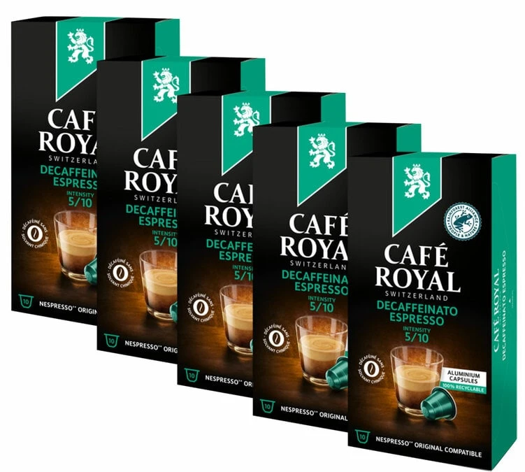 Pack 50 Capsules Decaffeinato - Compatibles Nespresso® - CAFE ROYAL 1 Pack 50 Capsules Decaffeinato - Compatibles Nespresso® - CAFE ROYAL