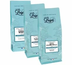 Lot Café En Grains : Les Intemporels - 3x1kg - Cafés Lugat