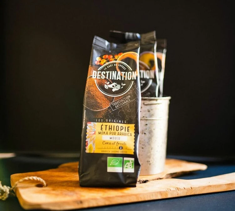 1kg Café En Grain 100% Arabica Moka Bio Ethiopie - DESTINATION 2 1kg Café En Grain 100% Arabica Moka Bio Ethiopie - DESTINATION – Image 2