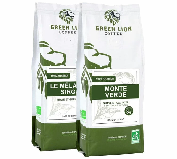 Pack Duo 100 % Savoir-faire Français - 2 X 250 G - GREEN LION COFFEE 1 Pack Duo 100 % Savoir-faire Français - 2 X 250 G - GREEN LION COFFEE