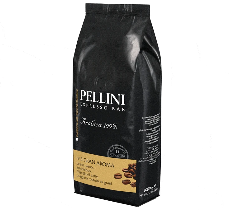 1kg Café En Grain Gran Aroma N°3 - PELLINI 2 1kg Café En Grain Gran Aroma N°3 - PELLINI – Image 2