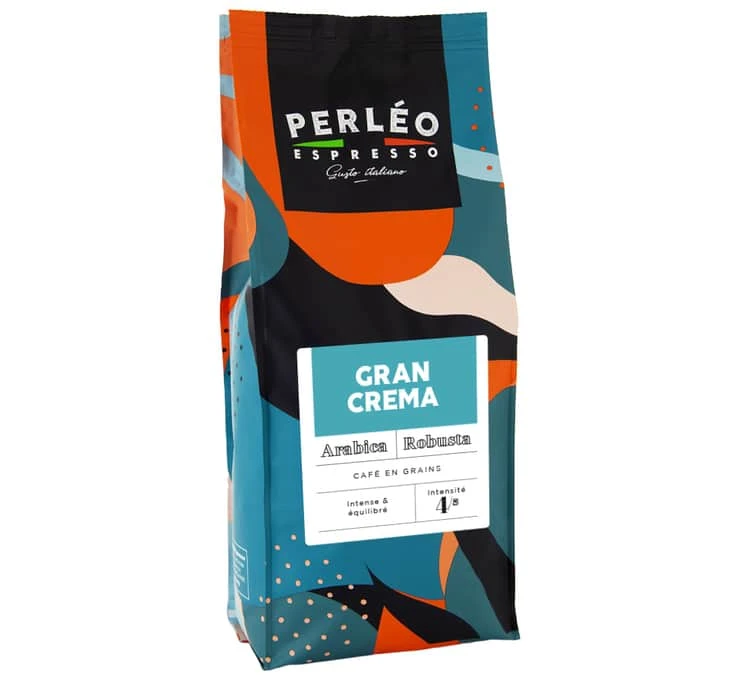 Café En Grains 1kg - Gran Crema - PERLEO ESPRESSO 1 Café En Grains 1kg - Gran Crema - PERLEO ESPRESSO