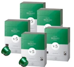 120 Capsules Bio Fair Trade N°5 X120 - CAFES RICHARD