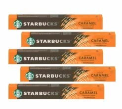 50 Capsules Compatibles Nespresso® - Aromatisé Caramel - STARBUCKS