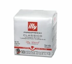 18 Capsules Iperespresso Filtre Pack Torréfaction Classique - ILLY