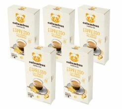 Pack 50 Capsules Saveur Vanille Macadamia - Compatible Nespresso® - COLUMBUS CAFE & CO