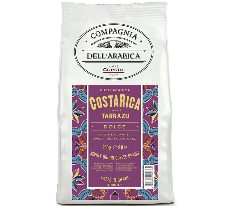 250g Café En Grains Costa Rica Tarrazu - Corsini 1 250g Café En Grains Costa Rica Tarrazu - Corsini