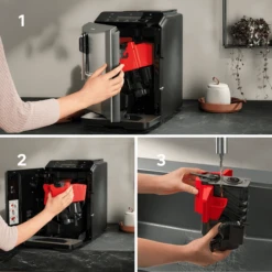 SIEMENS EQ300 - TF305E04 Inox Et Titane Métallisé - Garantie 3 Ans -CaféStyle Boutique demontage facile nettoyage