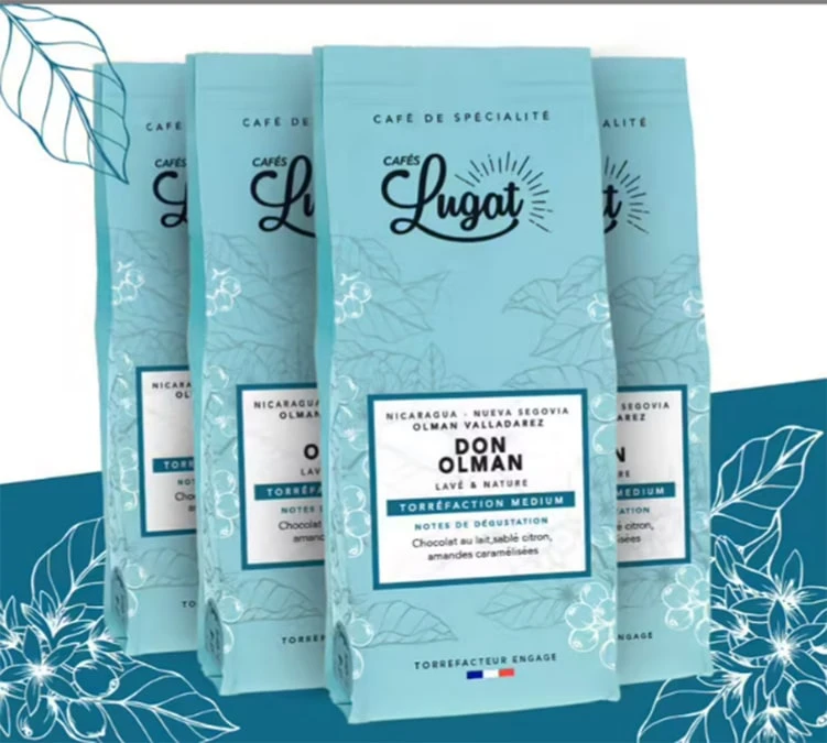 4x250g Café En Grain Nicaragua Don Olman - Cafés Lugat 2 4x250g Café En Grain Nicaragua Don Olman - Cafés Lugat – Image 2