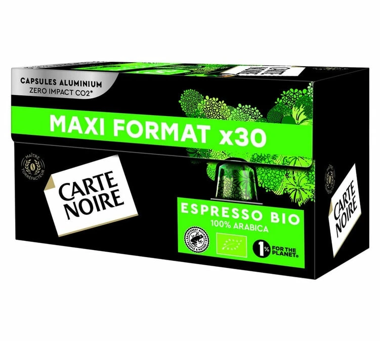 30 Capsules Compatibles Nespresso® - Espresso BIO - CARTE NOIRE 8 30 Capsules Compatibles Nespresso® - Espresso BIO - CARTE NOIRE – Image 8