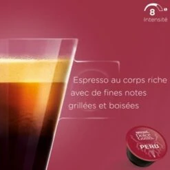 72 Capsules - Espresso Peru - NESCAFÉ DOLCE GUSTO® -CaféStyle Boutique espresso perou dolce gusto