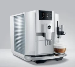 JURA E8 PianoWhite EB Smart Connect Offert Garantie 3 Ans -CaféStyle Boutique expresso broyeur jura e8 pianowhite cappuccino
