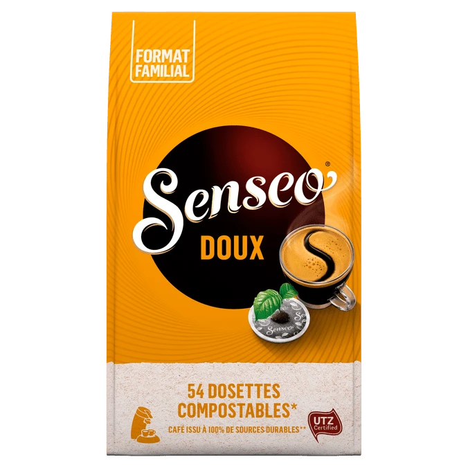 54 Dosettes Souples Doux - SENSEO 1 54 Dosettes Souples Doux - SENSEO