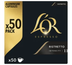 50 Capsules Ristretto Compatibles Nespresso® - L'OR ESPRESSO