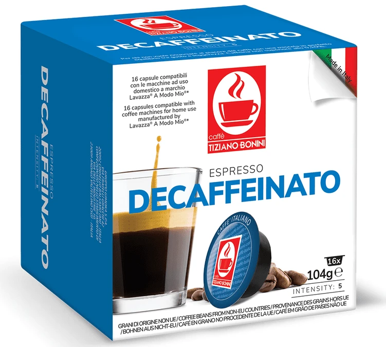 160 Capsules Compatibles A Modo Mio Lavazza Decaffeinato - CAFFE BONINI 2 160 Capsules Compatibles A Modo Mio Lavazza Decaffeinato - CAFFE BONINI – Image 2