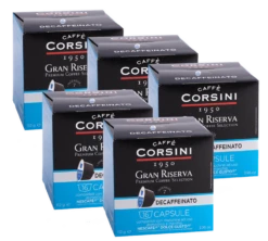 80 Capsules Nescafe® Dolce Gusto® Compatibles Gran Riserva Decaffeinato - CAFFE CORSINI