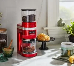 Moulin à Café KITCHENAID Artisan 5KCG8433ECA Pomme D'Amour -CaféStyle Boutique kitchenaid moulin rouge 5