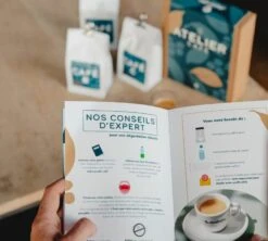 Coffret Atelier Profil Café : Expérience Dégustation Cafés En Grain -CaféStyle Boutique livret lifestyle 1