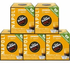 Caffè Vergnano 80 Capsules Compostables Compatibles A Modo Mio Lavazza - CAFFE VERGNANO