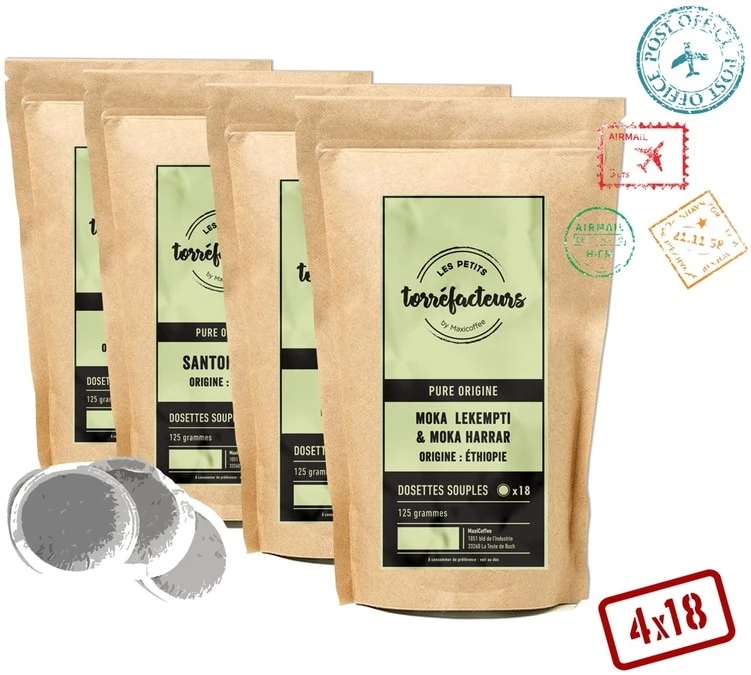 Pack Découverte Pure-Origine 72 Dosettes Souples - LES PETITS TORREFACTEURS 1 Pack Découverte Pure-Origine 72 Dosettes Souples - LES PETITS TORREFACTEURS