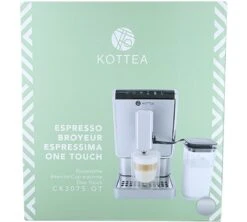 KOTTEA Espressima Silver One Touch CK307S.OT Garantie 3 Ans -CaféStyle Boutique machine a cafe kottea one touch 1