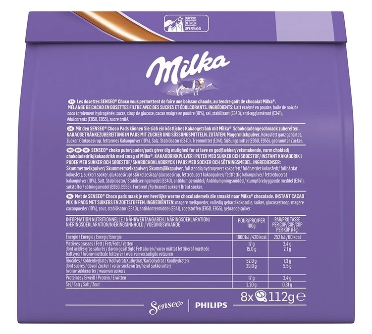 40 Dosettes Souples Milka Chocolat - SENSEO 2 40 Dosettes Souples Milka Chocolat - SENSEO – Image 2