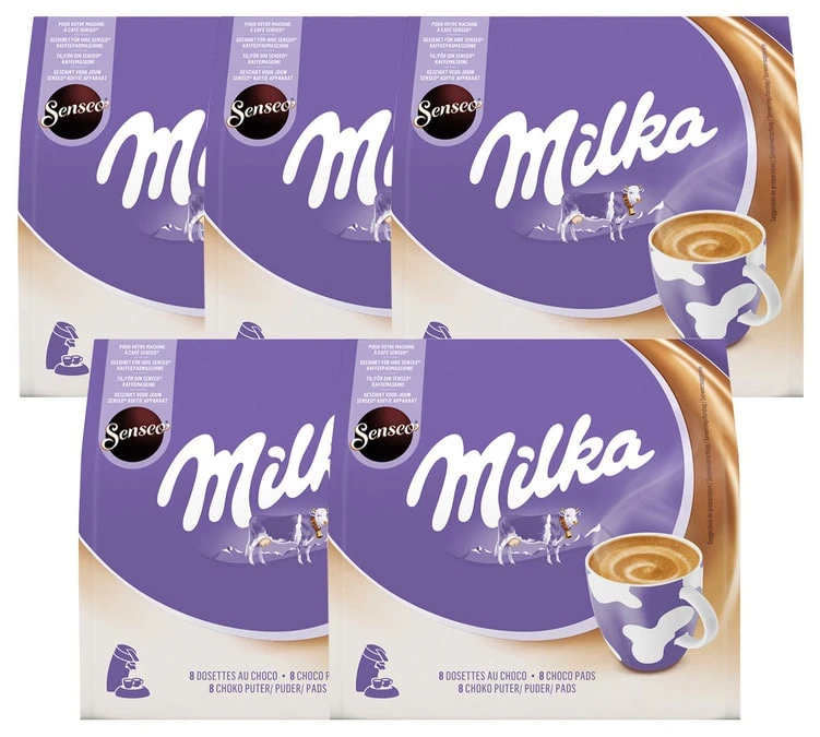 40 Dosettes Souples Milka Chocolat - SENSEO 1 40 Dosettes Souples Milka Chocolat - SENSEO