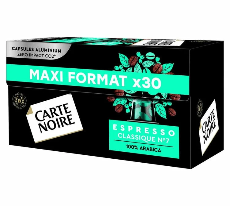 30 Capsules Compatibles Nespresso® Espresso Classique N°7 - CARTE NOIRE 2 30 Capsules Compatibles Nespresso® Espresso Classique N°7 - CARTE NOIRE – Image 2