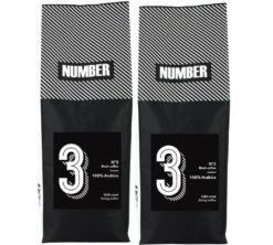 2x1kg Café En Grain 100% Arabica Number N°3 - NUMBER