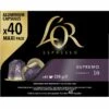 40 Capsules Supremo Compatibles Nespresso® - L'OR ESPRESSO