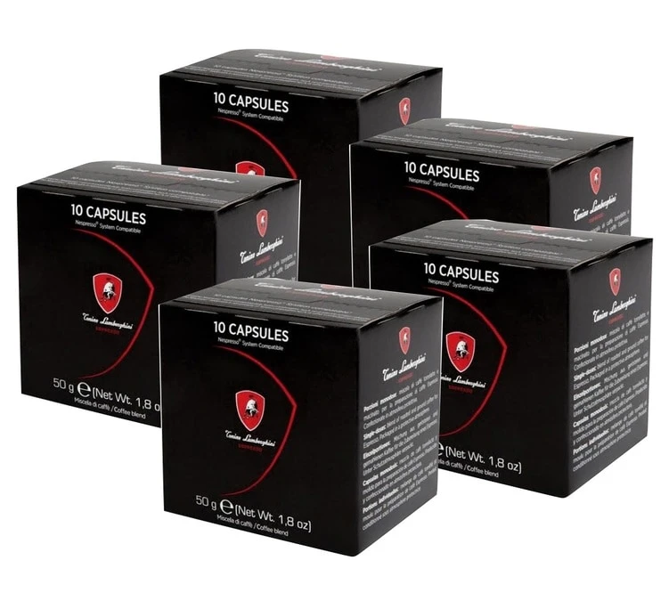 50 Capsules Espresso - Compatible Nespresso® - TONINO LAMBORGHINI 1 50 Capsules Espresso - Compatible Nespresso® - TONINO LAMBORGHINI