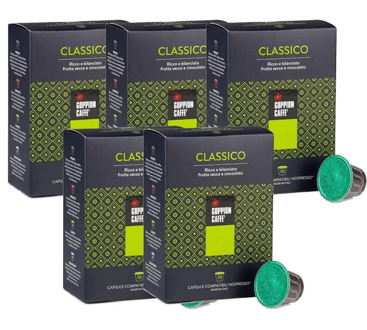 50 Capsules Classico - Compatible Nespresso® - GOPPION 1 50 Capsules Classico - Compatible Nespresso® - GOPPION