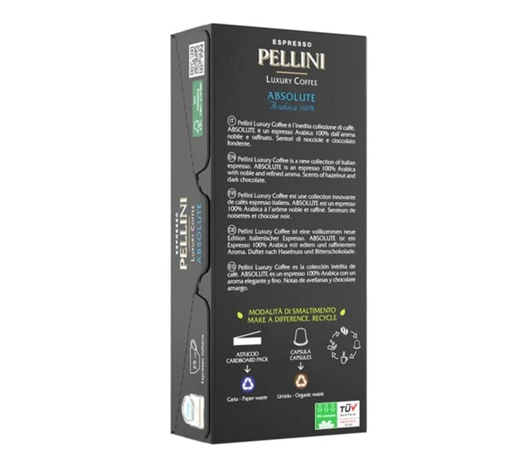 50 Capsules Compatibles Nespresso® Compostables PELLINI - Absolute 2 50 Capsules Compatibles Nespresso® Compostables PELLINI - Absolute – Image 2